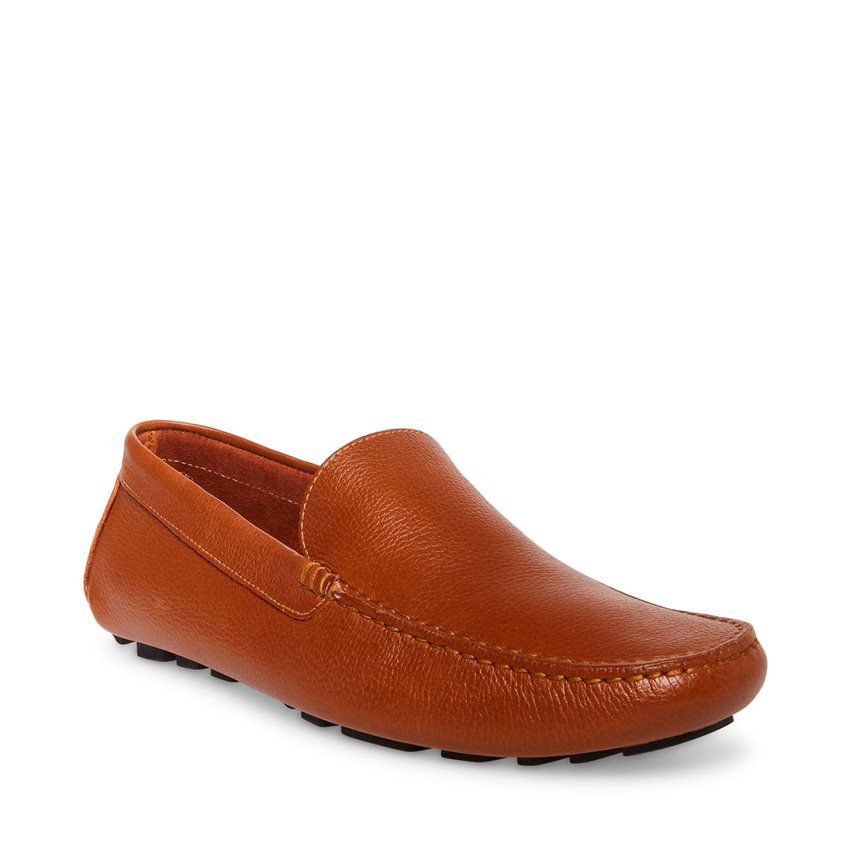 Loafers Steve Madden Bergamo Cuero Hombre Marrones | ES JME690